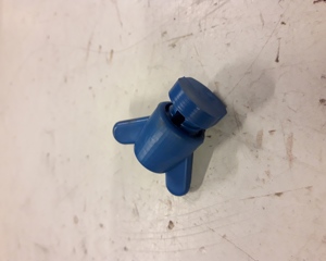 Clamp f/cord at wire rope plast, 2-3mm